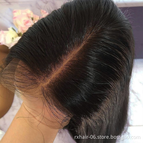 Transparent Swiss Hd Lace Frontal Wig,13x4 Lace Front Human Hair Wigs With Baby Hair,Transparent Lace Front Wigs For Black Women